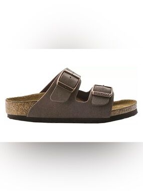 Birkenstock Kids Mocha Arizona Sandals 34 (3-3.5)